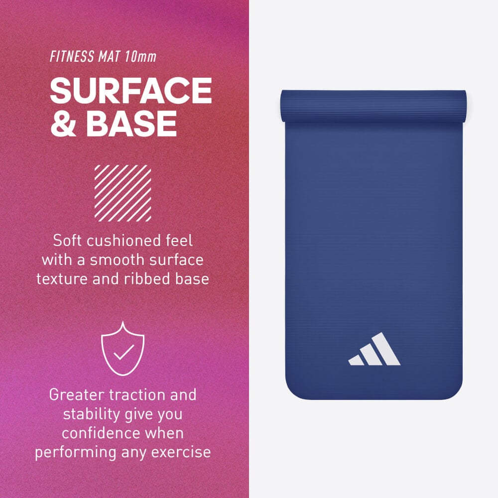 เสื่อฟิตเนส 10 มม. ADIDAS ADMT-11015BL-NL สีน้ำเงิน